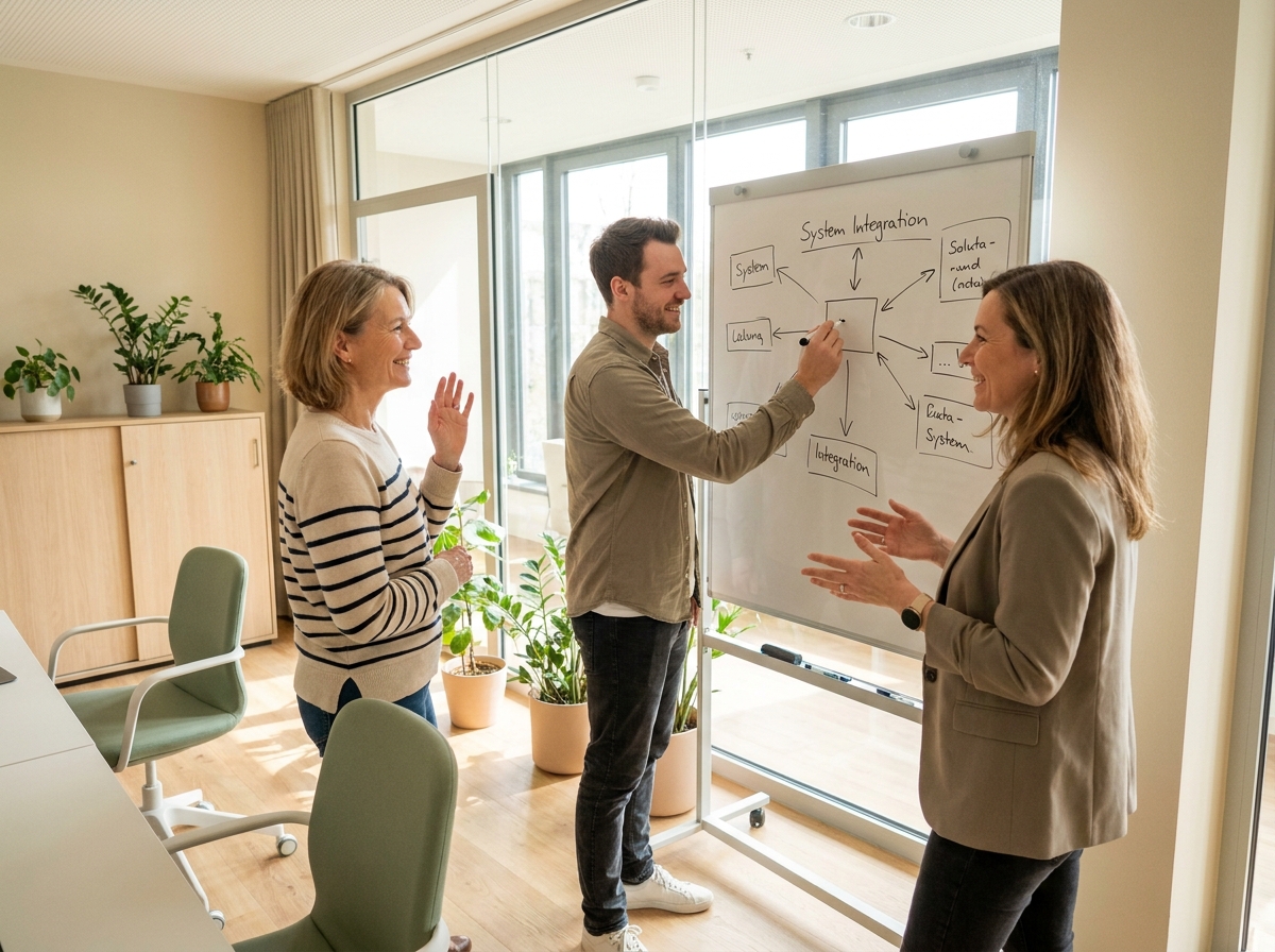KI Avatar für Cold-Email-Personalisierung: Individuelle Videobotschaften im B2B-Outbound: Integration mit Outreach.io, Apollo und CRM (Symbolische, KI-generierte Darstellung. Keine reale Aufnahme.)