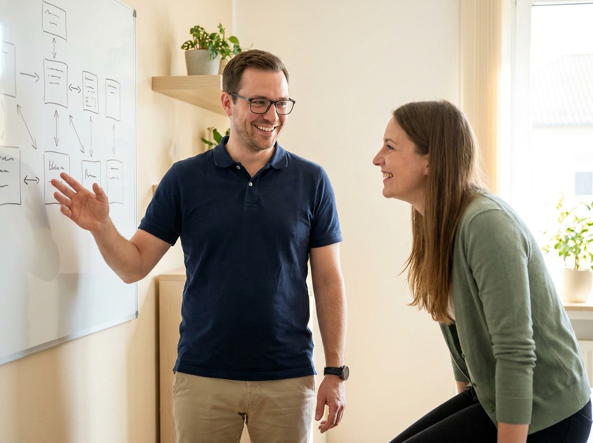 KI Avatar für Mitarbeiter-Self-Service: Urlaubsantrag, Spesenabrechnung und HR-Stammdaten im Teams-Chat: DSGVO-konforme HR-Architektur und Governance (Symbolische, KI-generierte Darstellung. Keine reale Aufnahme.)