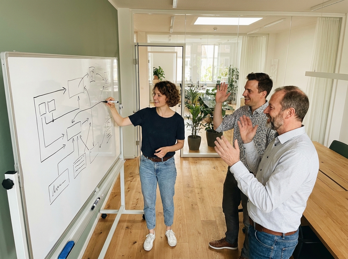 KI Avatar im Energieversorger-Kundenservice: Tarifwechsel, Verbrauchsfragen und Heizkostenabrechnung: Integration mit SAP IS-U, Abrechnungssystem und CRM (Symbolische, KI-generierte Darstellung. Keine reale Aufnahme.)