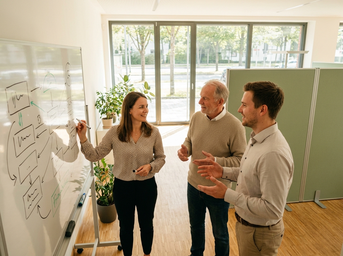 KI Avatar in der Sparkasse und Bank: Produktberatung und Online-Filiale für Retail-Kunden: Integration mit Kernbanksystem, Online-Banking und CRM (Symbolische, KI-generierte Darstellung. Keine reale Aufnahme.)